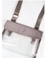 Gunmetal crossbody ...