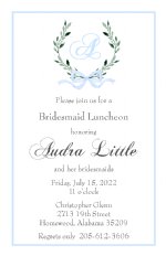 Wreath Bridal Invitation