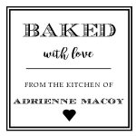 Baked with love enclosure