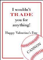 Baseball Trading Valentine
