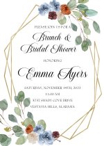 Floral Invitation