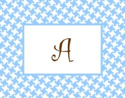 Houndstooth Notecard