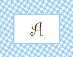 Houndstooth Notecard