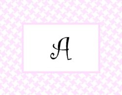 Houndstooth Notecard