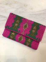 Danbury Patterned Beaded Mini Crossbody