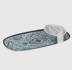 Talavera Melamine Oval Tray Dip Bowl 