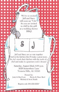 Apron invitation