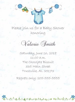 Blue Baby Shower