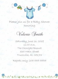 Blue Baby Shower