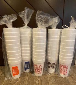 Game Day Styrofoam Cups