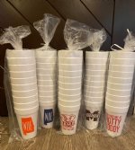 Game Day Styrofoam Cups