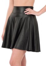 Faux Leather Skirt