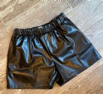 Faux Leather Shorts