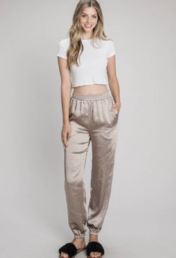 Satin Joggers