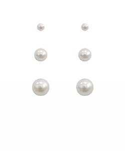 3-Piece Pearl Earring Set