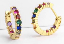 Rainbow earrings
