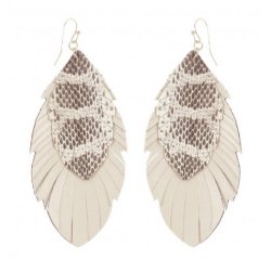 Snakeskin Feather E...