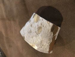 cowhide bracelet