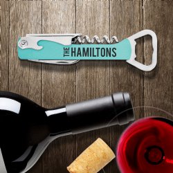 Custom Engraved Wine & Bottle Opener