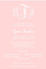 Monogram Invitation