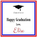 Happy graduation gift enclosure