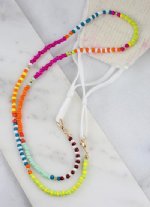 Beaded Mask Chain Necklace