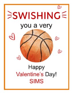 Swishing Valentine