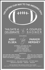 Tailgate Shower Invitation