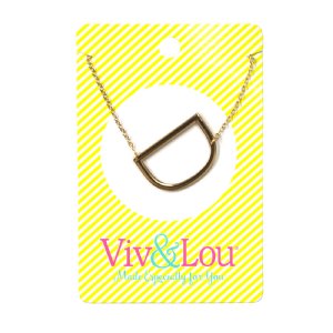 Gold Initial Necklace