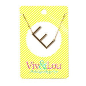 Gold Initial Necklace