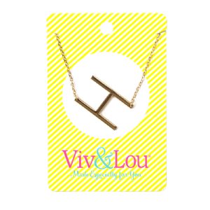 Gold Initial Necklace