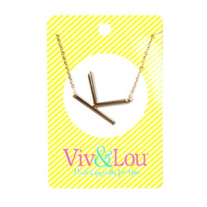 Gold Initial Necklace