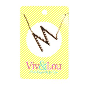 Gold Initial Necklace