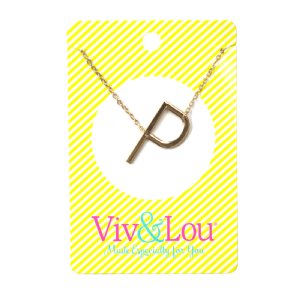 Gold Initial Necklace