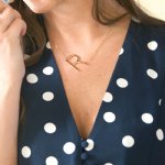 Gold Initial Necklace