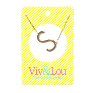 Gold Initial Necklace