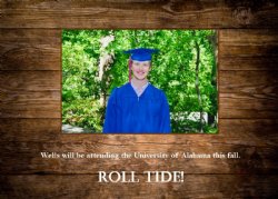 Two Sided Graduation Invitation